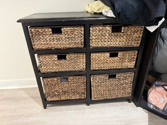 Dresser  set wood black