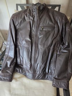 Men's Median Joseph Banks Leather Jacket