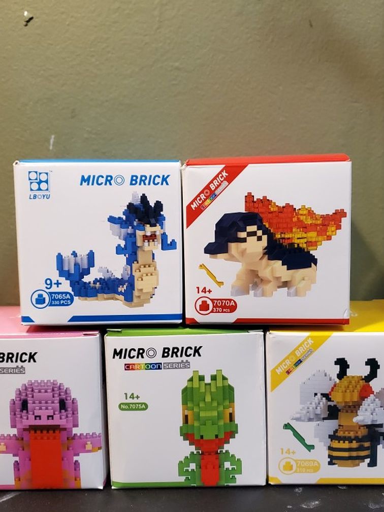 Pokemon Micro Brick Building Sets