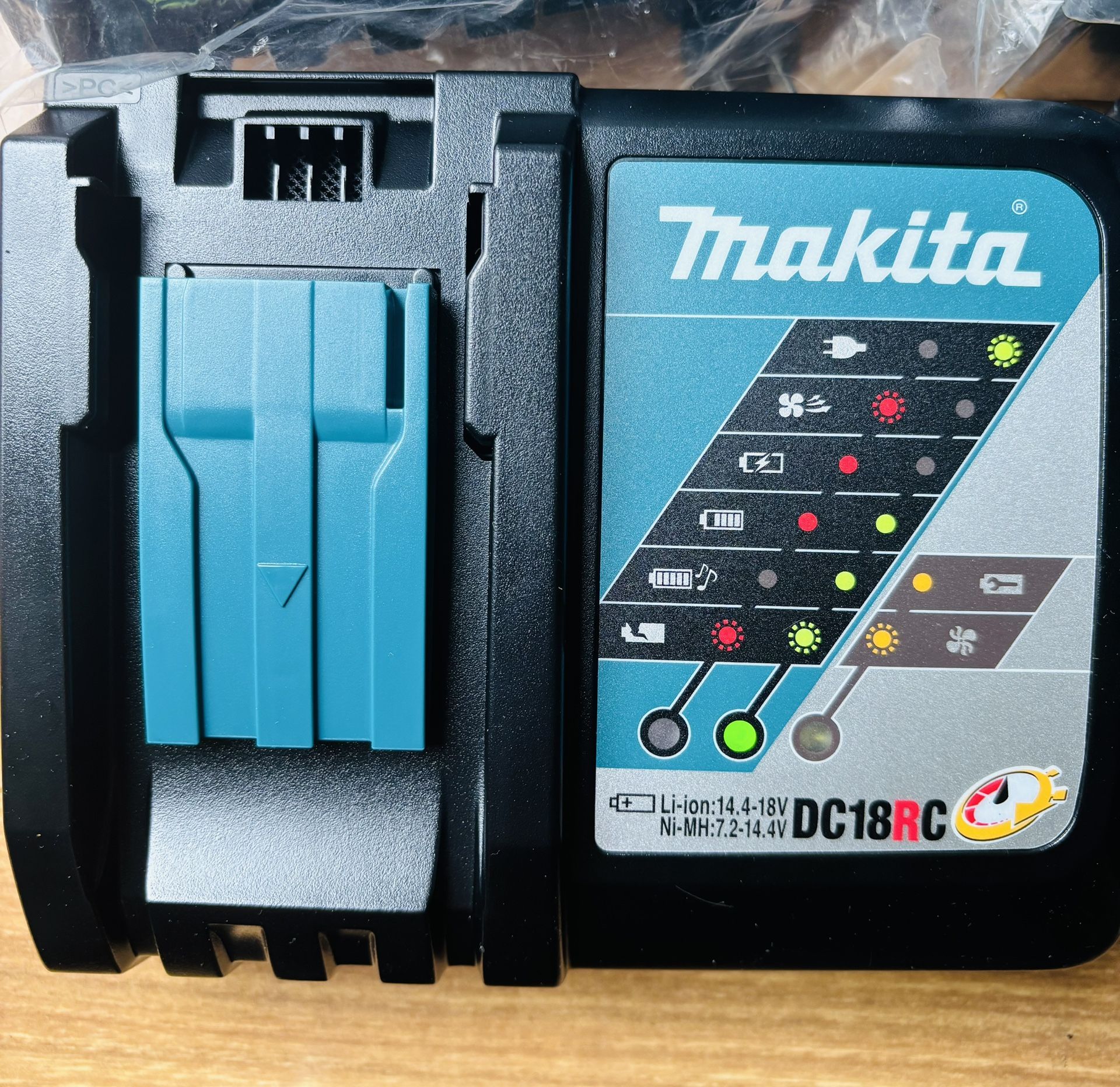 Makita DC18RC 18V LXT Lithium-Ion Rapid Optimum Battery Charger Brand New