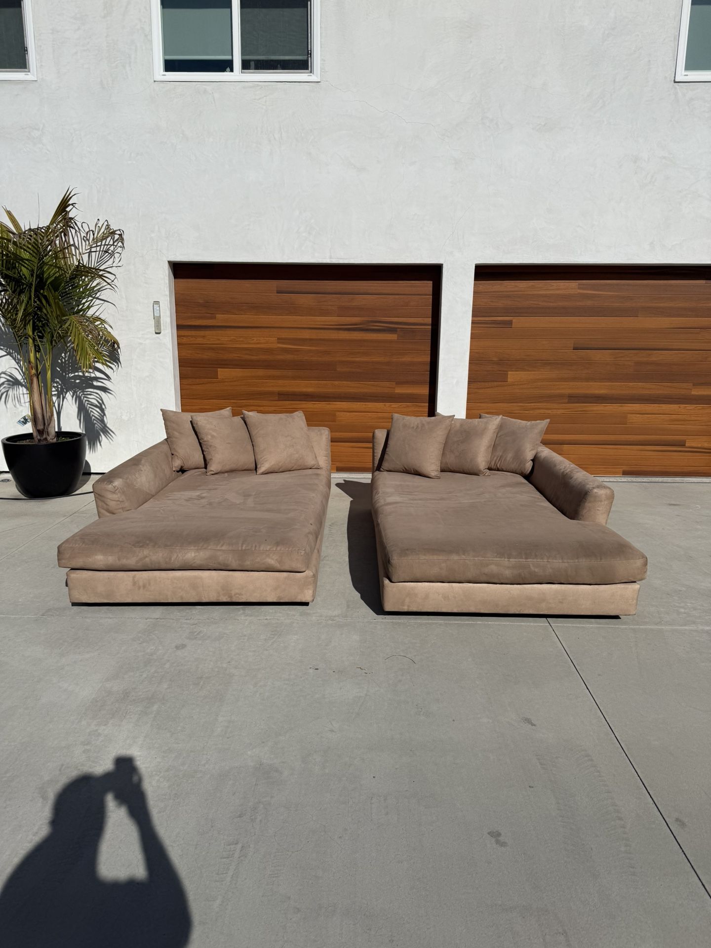 Custom Large Chaise Sofas