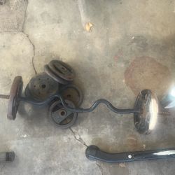 Weights And Barbell