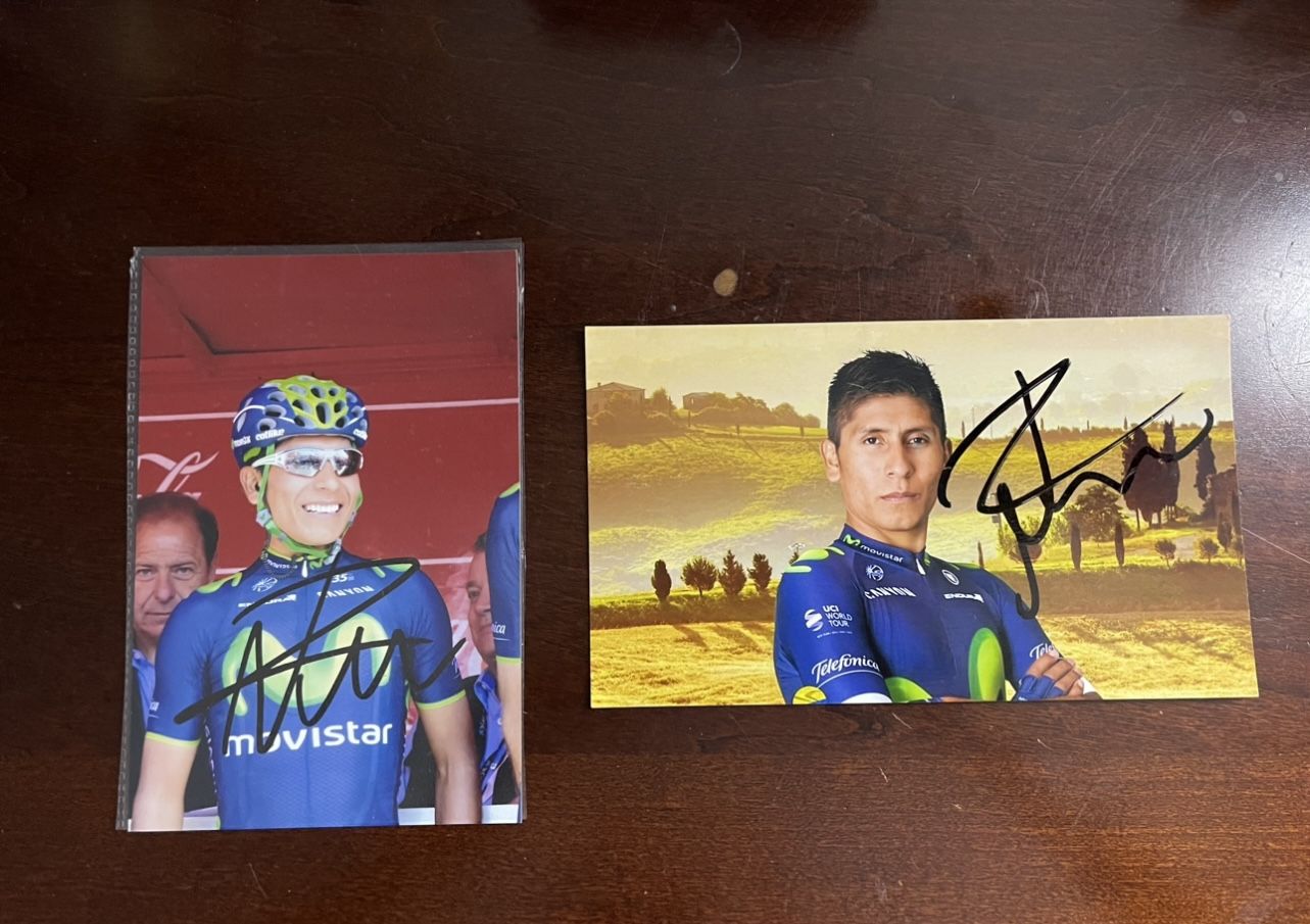 Nairo Quintana Colombian Cyclist Signed Photos 