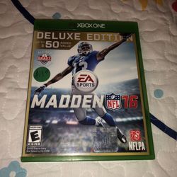 Xbox One Game EA Sports 🏈 Madden NFL 16 Deluxe Edition 