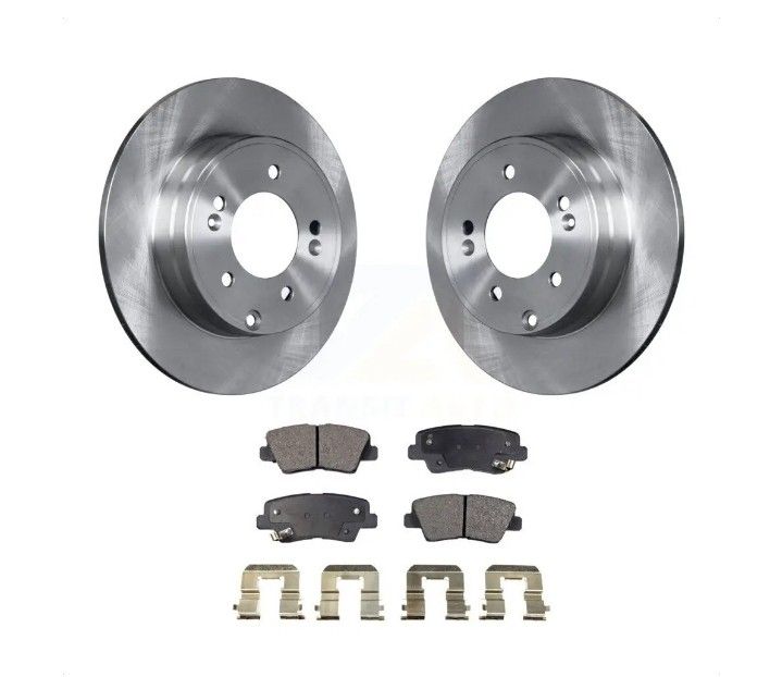 2009-2017 Hyundai Azera, Sonata, or KIA Optima Rear Brake Pads & Rotors