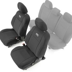 Rough Country Front Neoprene Seat Covers for 2016-2023 Toyota Tacoma - 91030