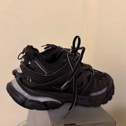 Balenciaga Track Sneakers Black Size 41 Men’s Authentic With Box