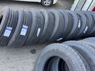 295/75R22.5 AMULET TIRES ON SPECIAL CARRY OUT