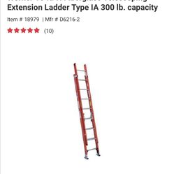 16 Foot Fiberglass Werner Ladder 