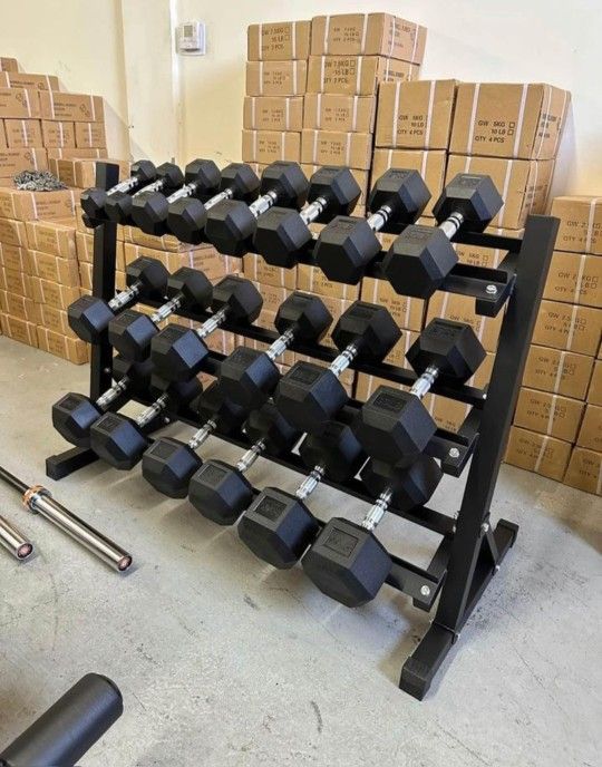 Dumbbells All Sizes $1.35 per pound, New