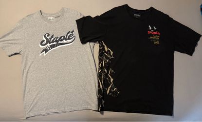 Staple Pigeon Men’s Tees T-Shirts Lot Pair Bundle x2 VNDS