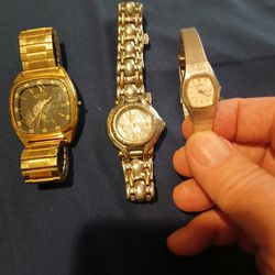 Three watches need service