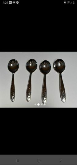 Set 4 cucharas redondas para sopa