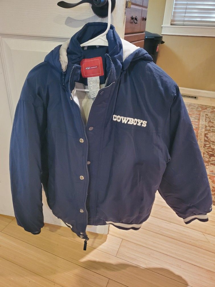 Vintage Boys Dallas Cowboys Coat - Large 14-16