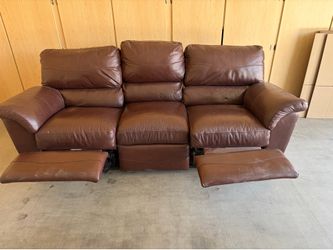 Lazy Boy recliner leather couch