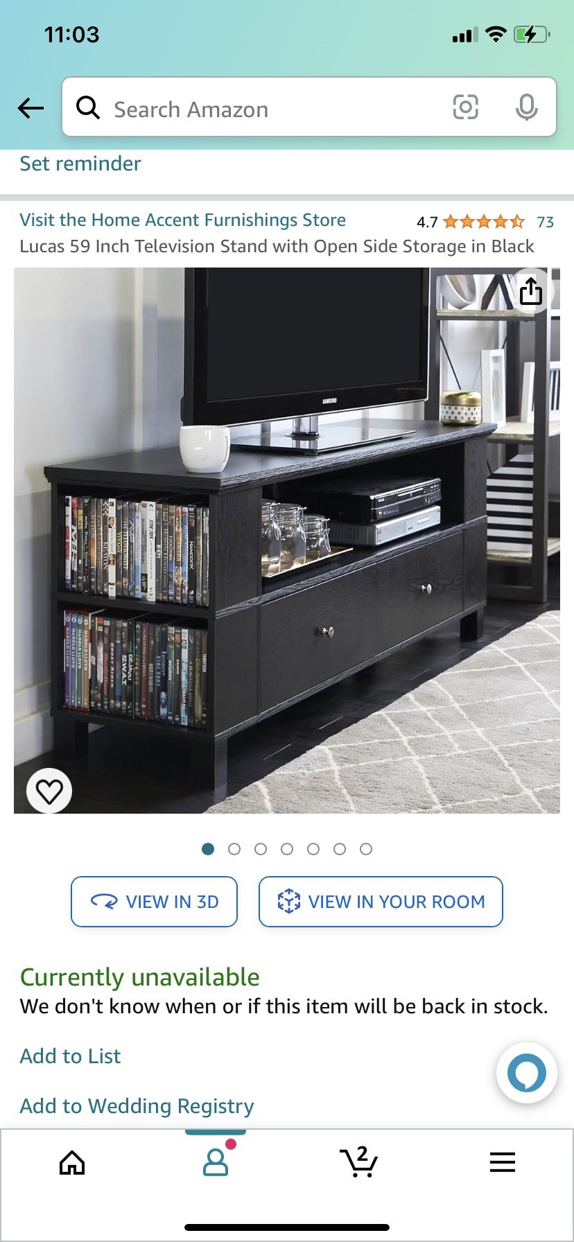 Tv Stand/media Center With Storage