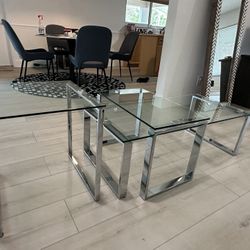 Glass Table Set (3 pieces)