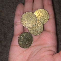 chuck e. cheese coins