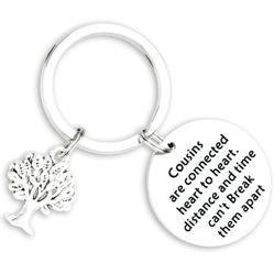 Kivosliviz Cousin Gift Keychain Cousin