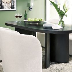 Rowanbeck Dining Table and 4 Chairs in Black