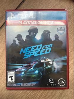 Need for speed ps4 game
