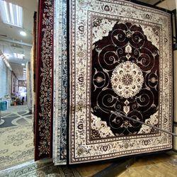 8x10 Area Rugs Carpet Rugs PerSian Design Soft Colors Black 