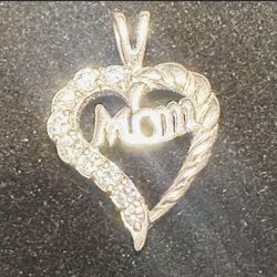 Mom Silver Pendant