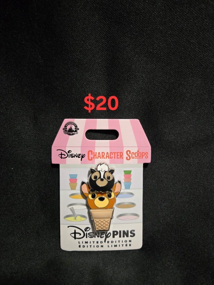 Disney Pin Character Scoops Bambi LE 4000