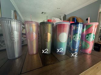Starbucks Cold Cup Tumbler Bundle (24oz) – 9 Cups
