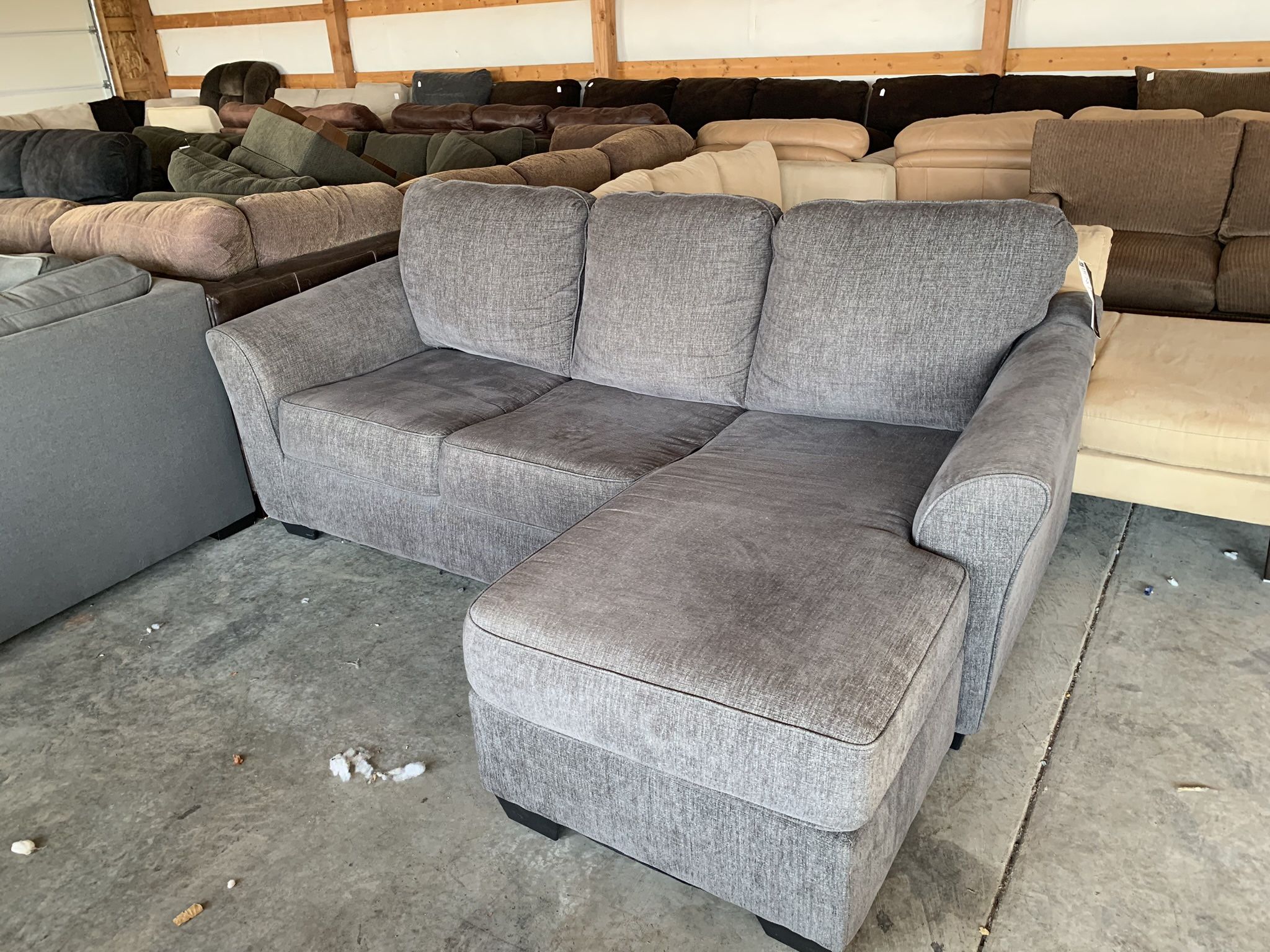 TAGS STILL ON!!! Grey L Shaped Reversible Sectional Couch “WE DELIVER”