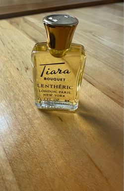 Vintage bottle of Tiara Bouquet perfume by Lenthéric