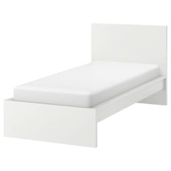 White Malm Twin Bed Frame Ikea & Twin Bed Ikea 