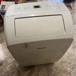 Hisense 7000-BTU DOE (115-Volt) White Vented Wi-Fi enabled Portable Air Conditioner with Remote Cools 299-sq ft