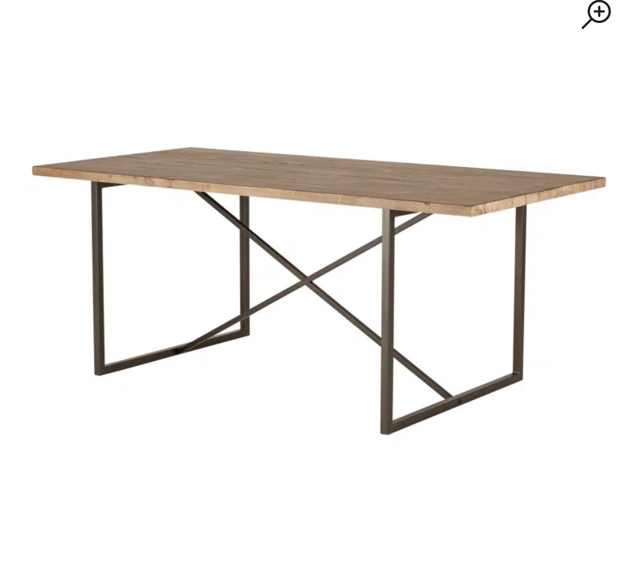 Joss&Main 75" Solid Wood Dining Table