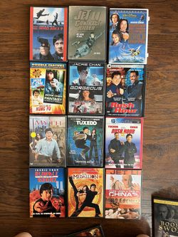 Jackie Chan dvd movies $3 each - like new