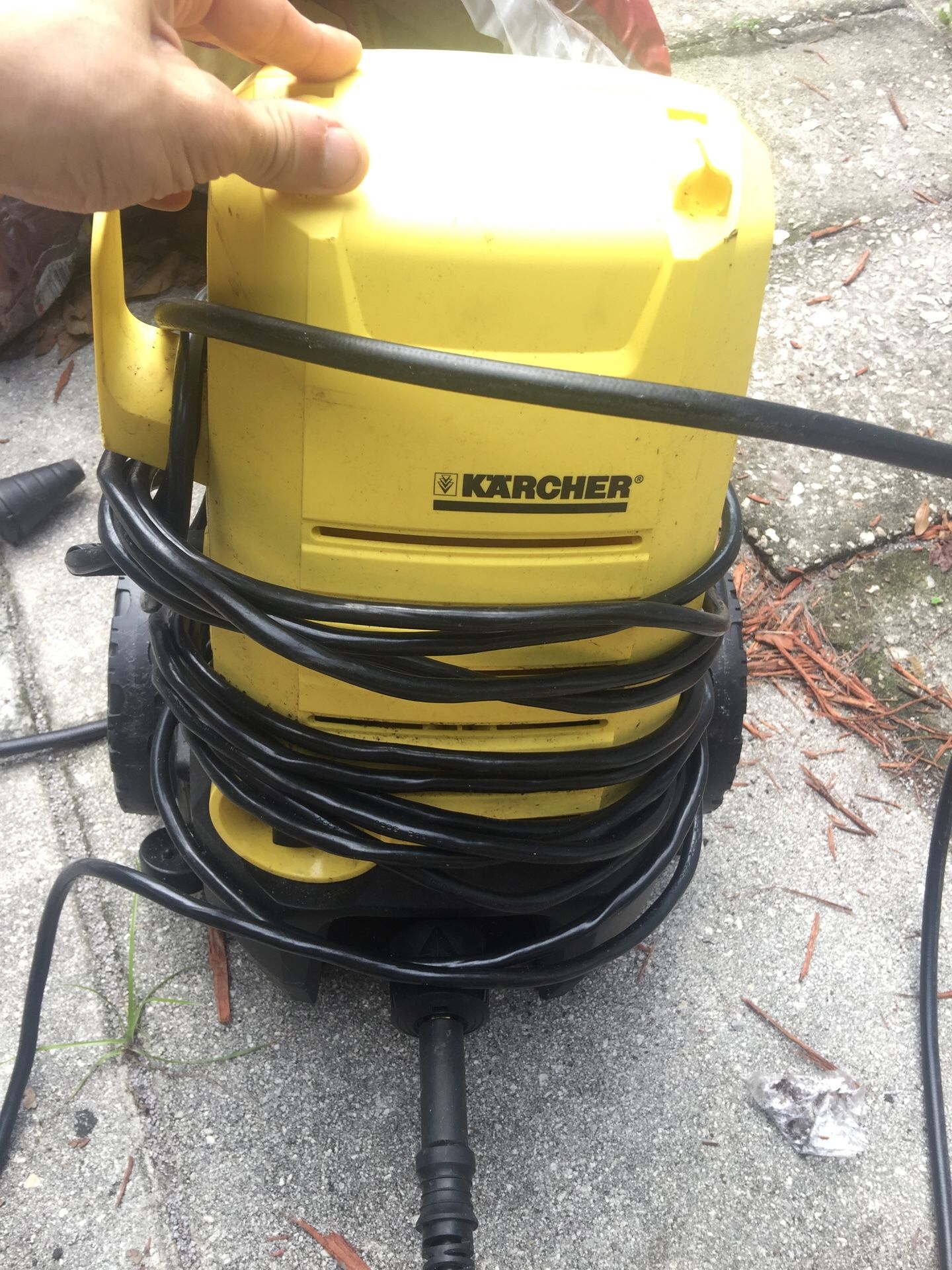 Pressure washer 1600 psi nothing wrong