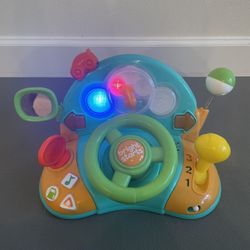 Bright Starts Lights & Colors Driver Steering Wheel Baby Toys