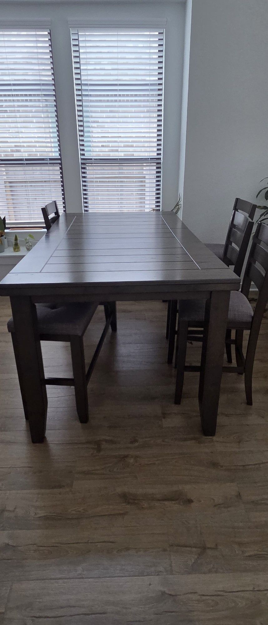 Counter Height Dining Table 6 Seater