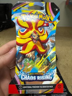 Pokémon TCG Mega Evolution Chaos Rising Booster Pack