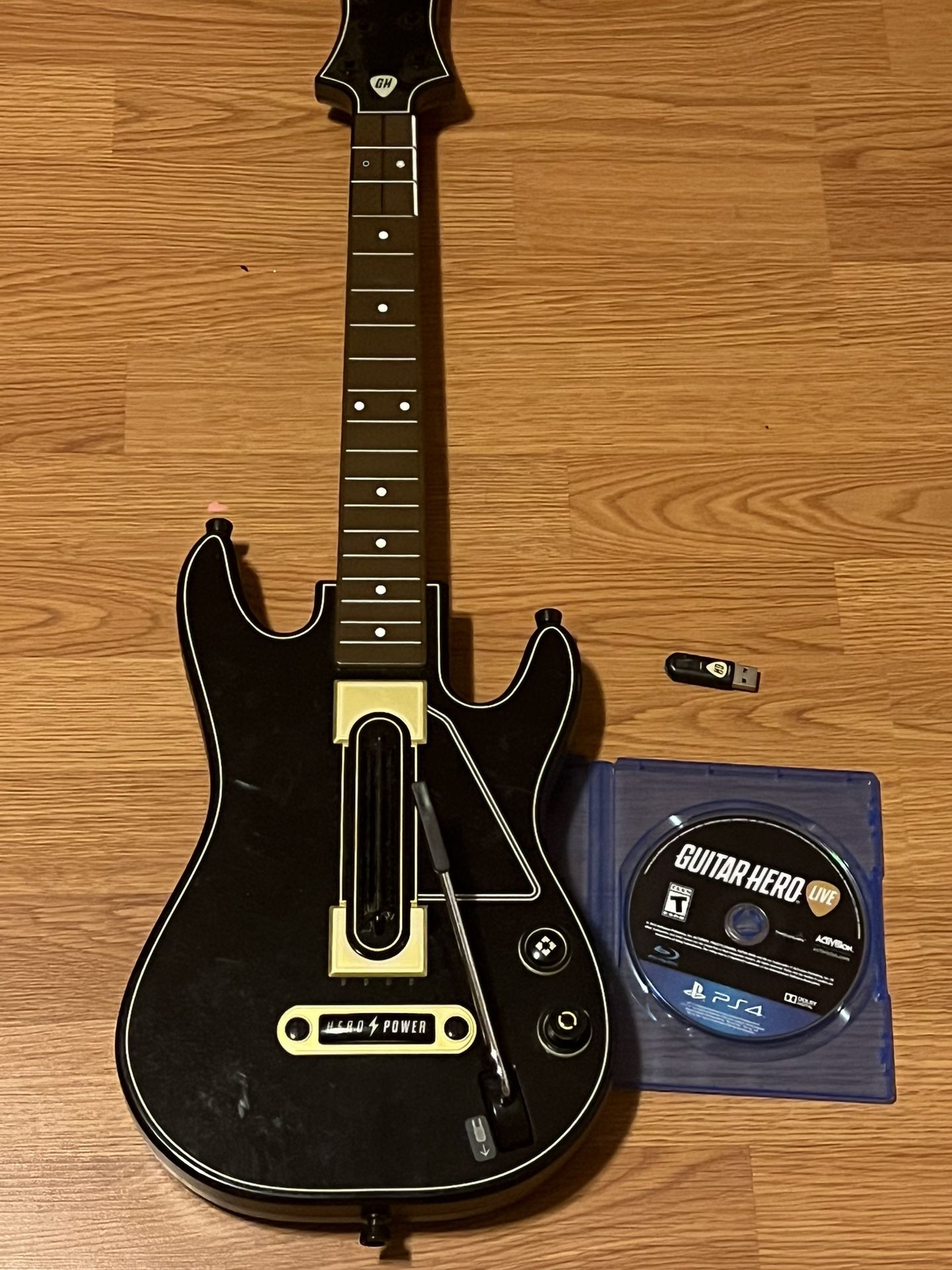 PS4/PS5 Guitar hero Live With Game And Dongle