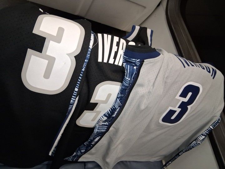Mitchell And Ness Allen Iverson Georgetown Basketball Jersey