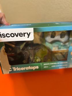Discovery RC Triceratops Remote Control Dinosaur