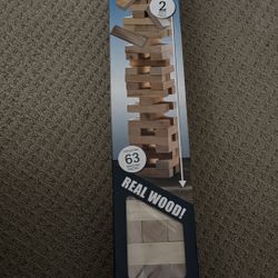 Giant Wooden Tumbling Bricks  Wood Block Tower Game