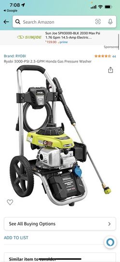Ryobi ry803001 3000 psi discount