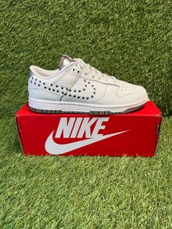 Size 7W - Nike Dunk Low Sail Silver Mink Brown