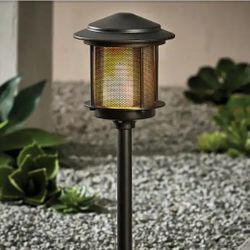 Hampton Bay
Ambrose Low Voltage 2.4 Lumens Black Integrated LED Path Light with Flicker Flame Effect; Weather/Water/Rust Resistant