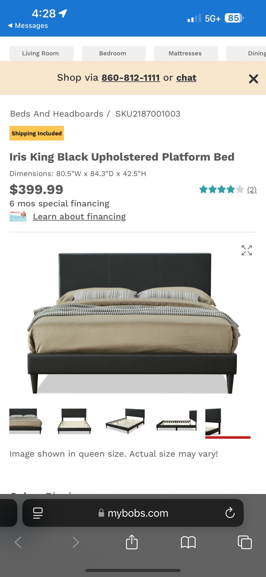King Bed Frame 