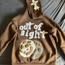 Out Of Sight Brown Hoodie