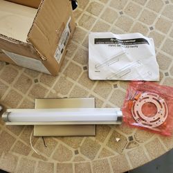 Lithonia Lighting Contemporary 1 Ft Arrow Brush Nickel Decorative Sconce Wall Light Fixture