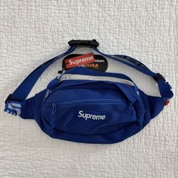 SUPREME Waist Bag Fanny Pack - (SS18) Royal Blue  •Note that we offer free, no questions asked returns for up to 30 days after purchase. If you’re not